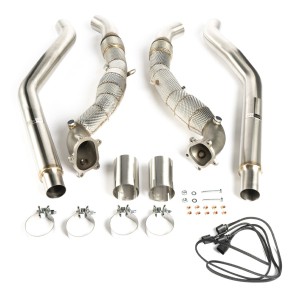 cts turbo cat downpipe audi s6 rs7 c7 4 0t