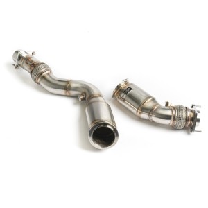 cts turbo downpipe 3″ cat bmw bmw m3 m4 m2c f8x