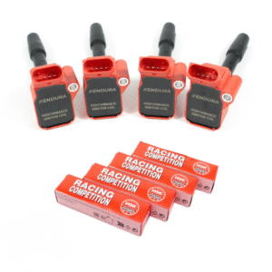 MEGADEAL Endura Performance Bobines + NGK Racing Bougies VAG 2.0 TSI MQB (Golf 7,8R / S3 / Leon Cupra)