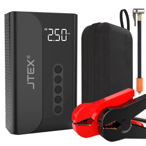 JTEX 12V Jumpstarter + Compressor 1000A 5 in 1 Starthulp