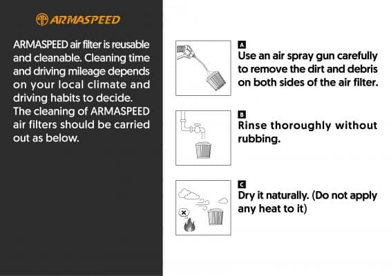 Armaspeed Luchtfilters 2x BMW F82 M4 2