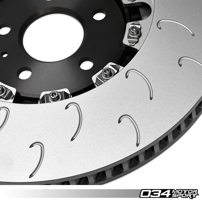 2 Piece Floating Front Brake Rotor Upgrade Kit for Audi B8.5 SQ5 3