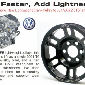 GFB Light Poelie VW Golf Passat Audi A3 TT 2.0 FSI