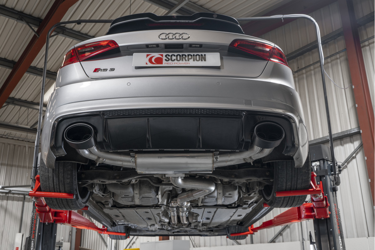 Scorpion Cat Back Systeem Audi RS3 8V Sportback 04
