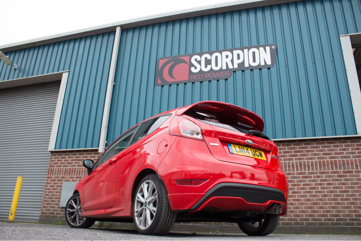 Scorpion Cat Back Uitlaatsysteem Ford Mk7 Fiesta 1.0T 3