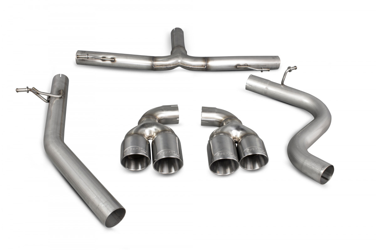 Scorpion Cat back Systeem Audi TT MK2 2.0 TDI Quattro 2