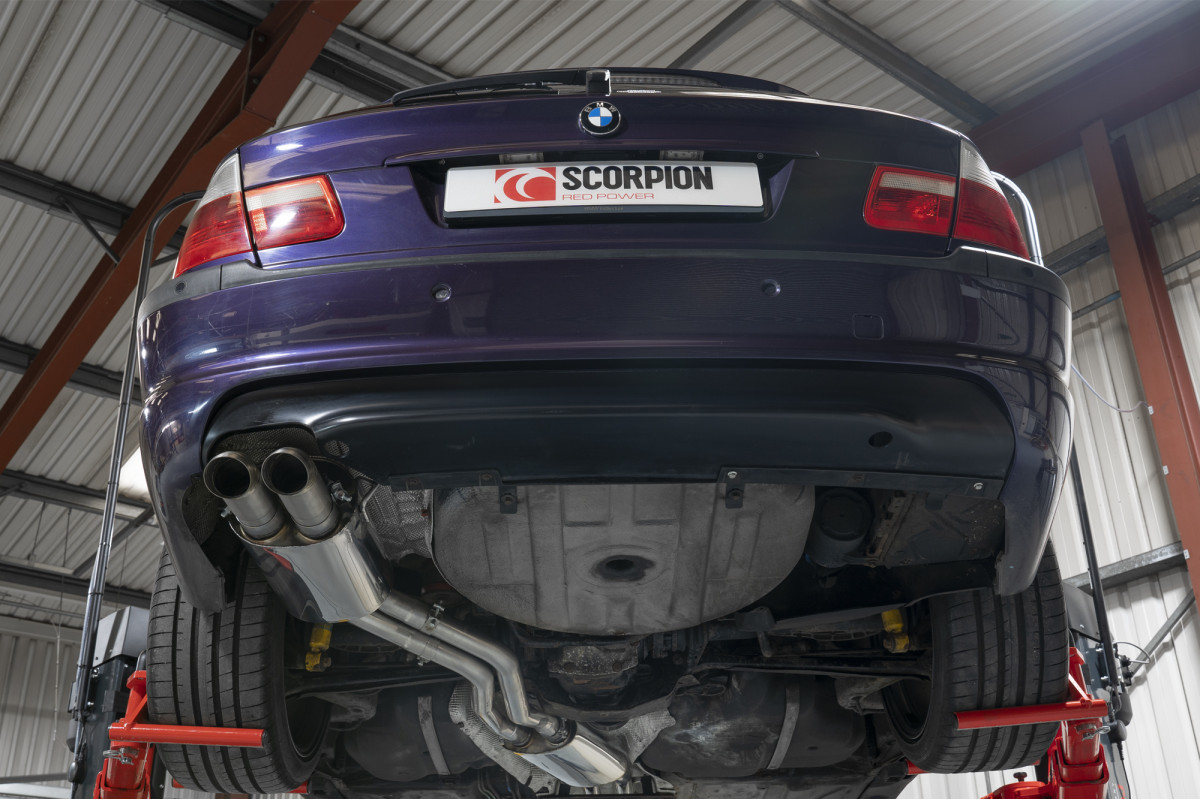 Scorpion Cat back systeem BMW E46 320 330 2000 2006 02