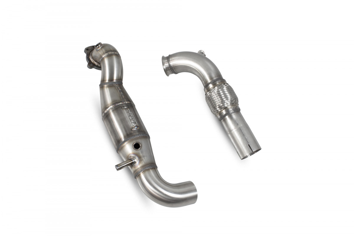 Scorpion Downpipe High Flow Sports Catalyst Ford MK8 1.0T 03