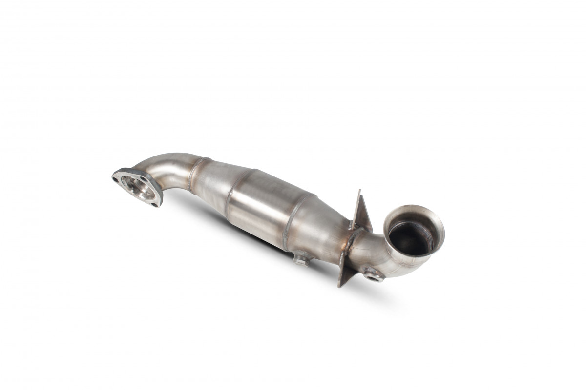 Scorpion Downpipe high flow sportkatalysator Peugeot 208 gti 1