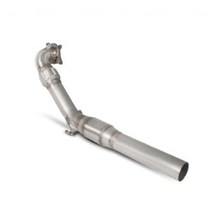 Scorpion Downpipe met High Flow Sports Kat VW Scirocco R 01
