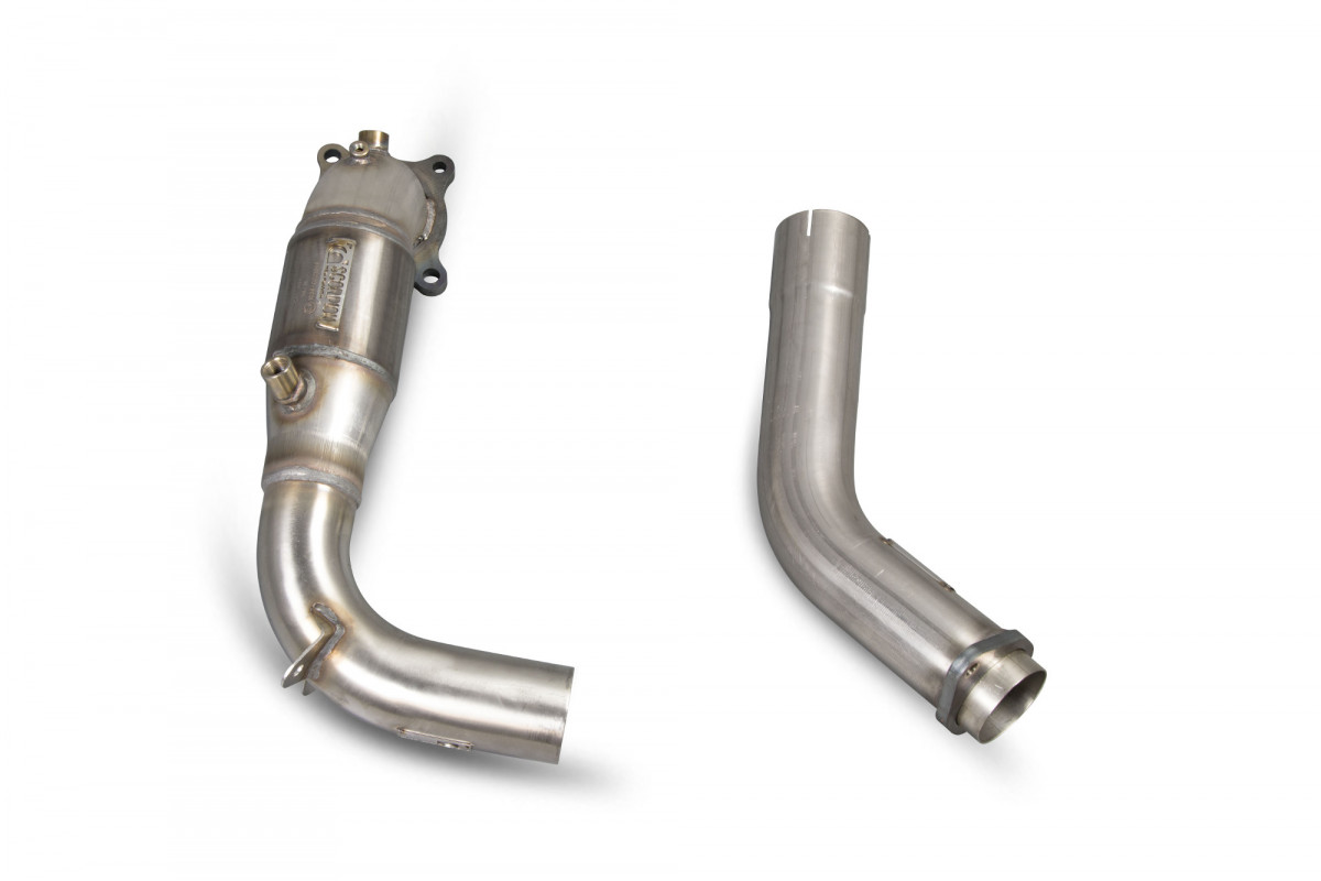 Scorpion Downpipe met Sportkat Honda Civic Type R FK2 03