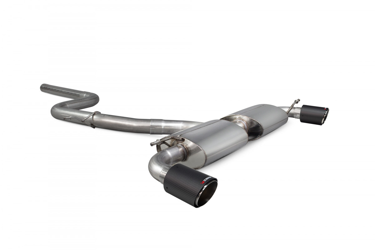 Scorpion Niet resonerend Cat Back System VW Scirocco R 01