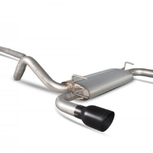 Scorpion Niet resonerend Cat Back systeem Abarth 500 595 01