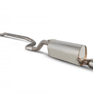 Scorpion Niet resonerend Cat Back systeem Opel Corsa D1.0 01
