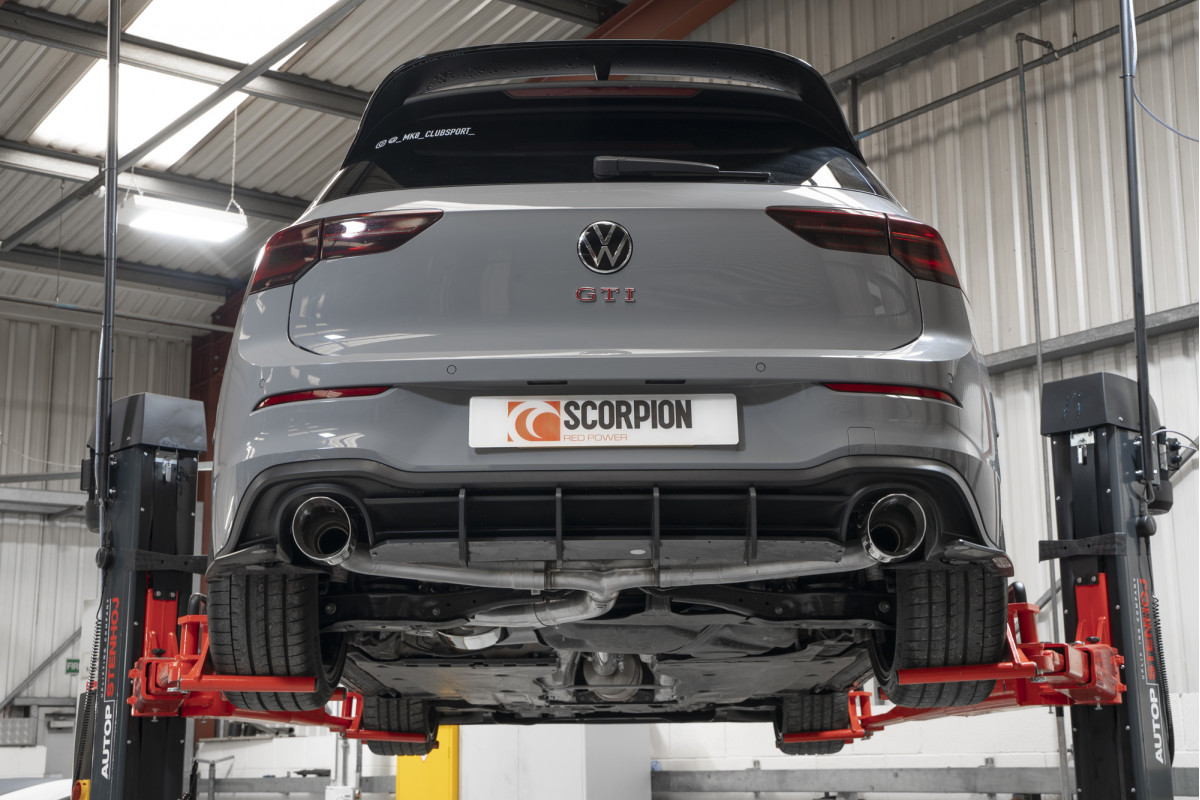 Scorpion Niet resonerend GPF back Systeem VW MK8 Golf 04