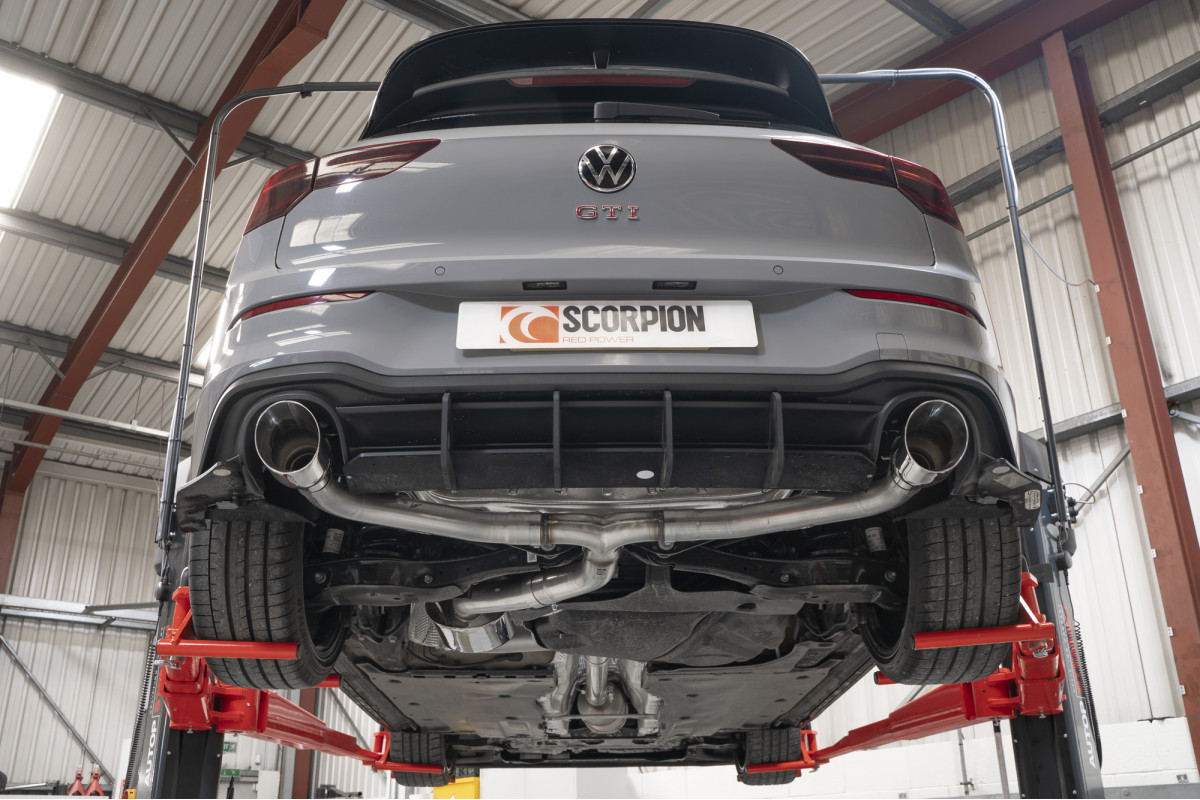 Scorpion Niet resonerend GPF back Systeem VW MK8 Golf 05