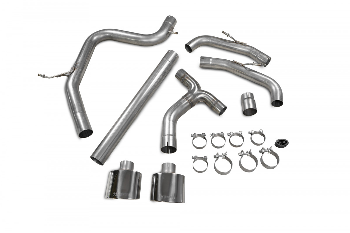 Scorpion Niet resonerend Predator GPF back VW MK8 Golf 03