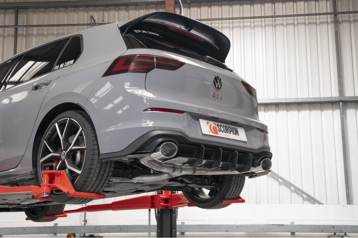 Scorpion Niet resonerend Predator GPF back VW MK8 Golf 04