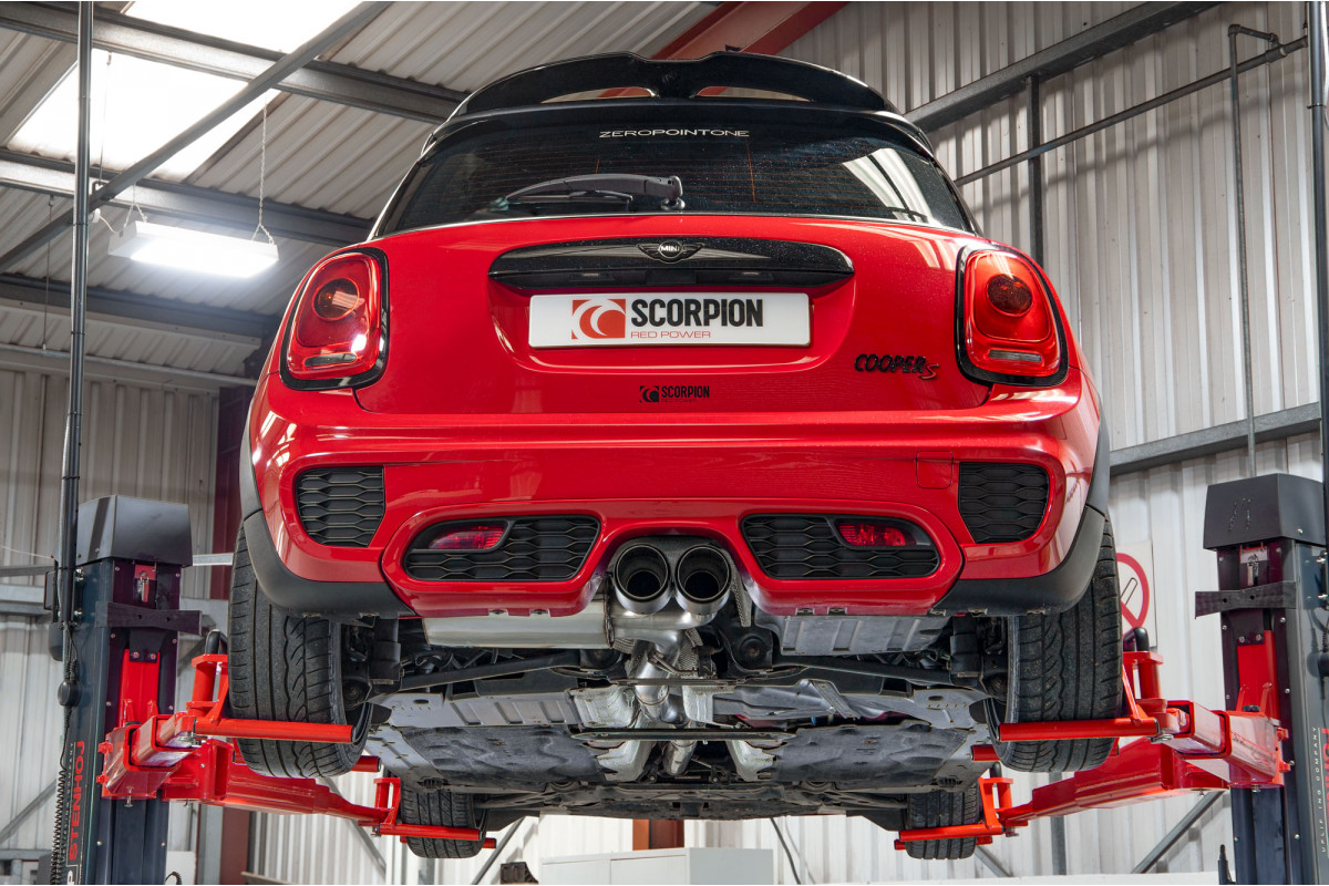 Scorpion Non Resonated Cat Back system Mini Cooper S F56 4