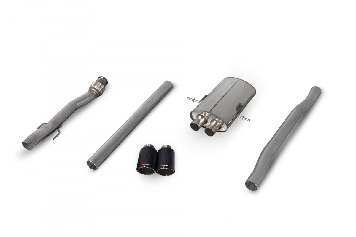Scorpion Non resonated cat back system Mini Cooper S R57 3