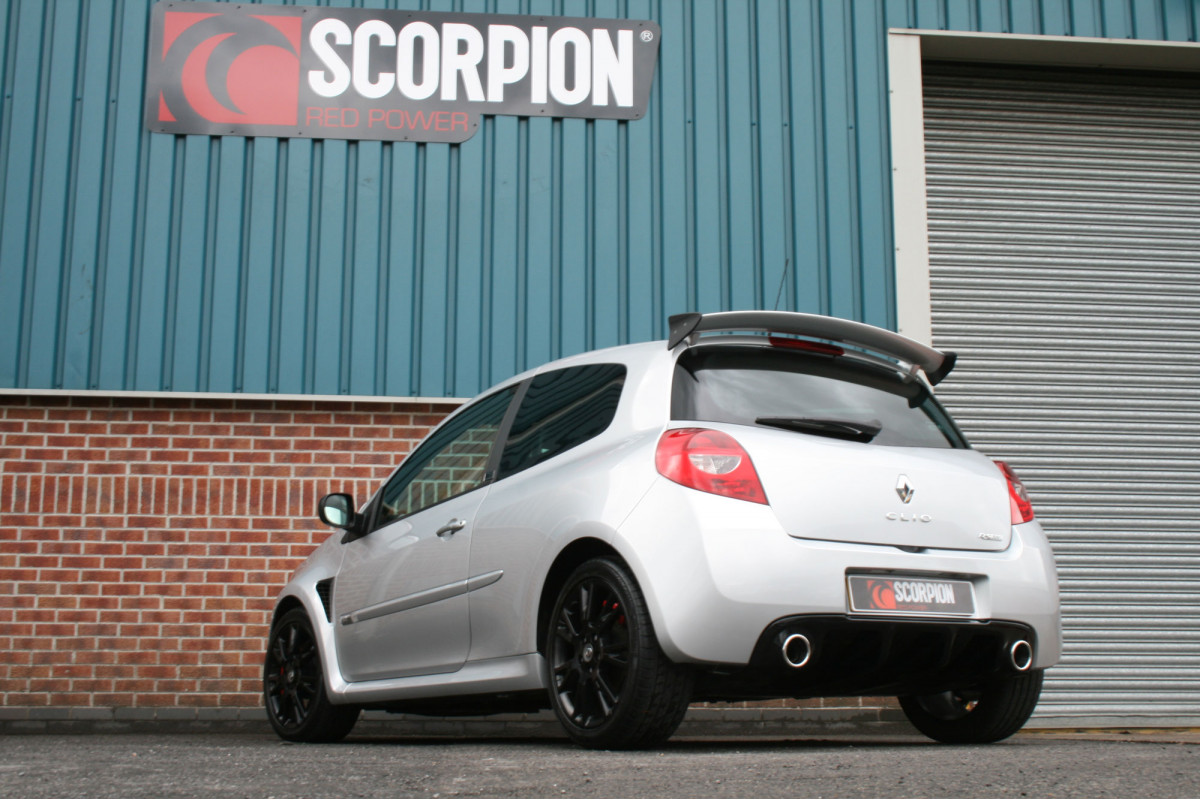 Scorpion Non resonated cat back system Renault MK3 Clio 4