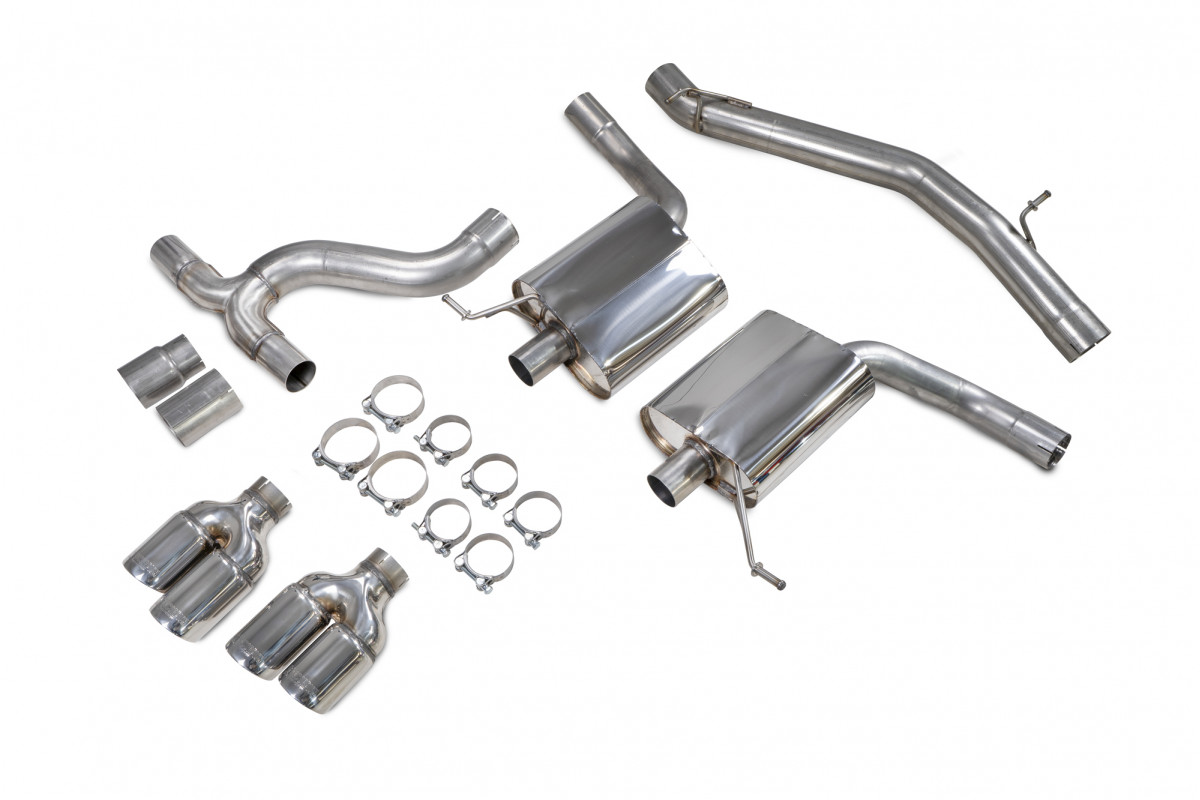 Scorpion Non resonated gpf back system Seat Leon Cupra ST 3