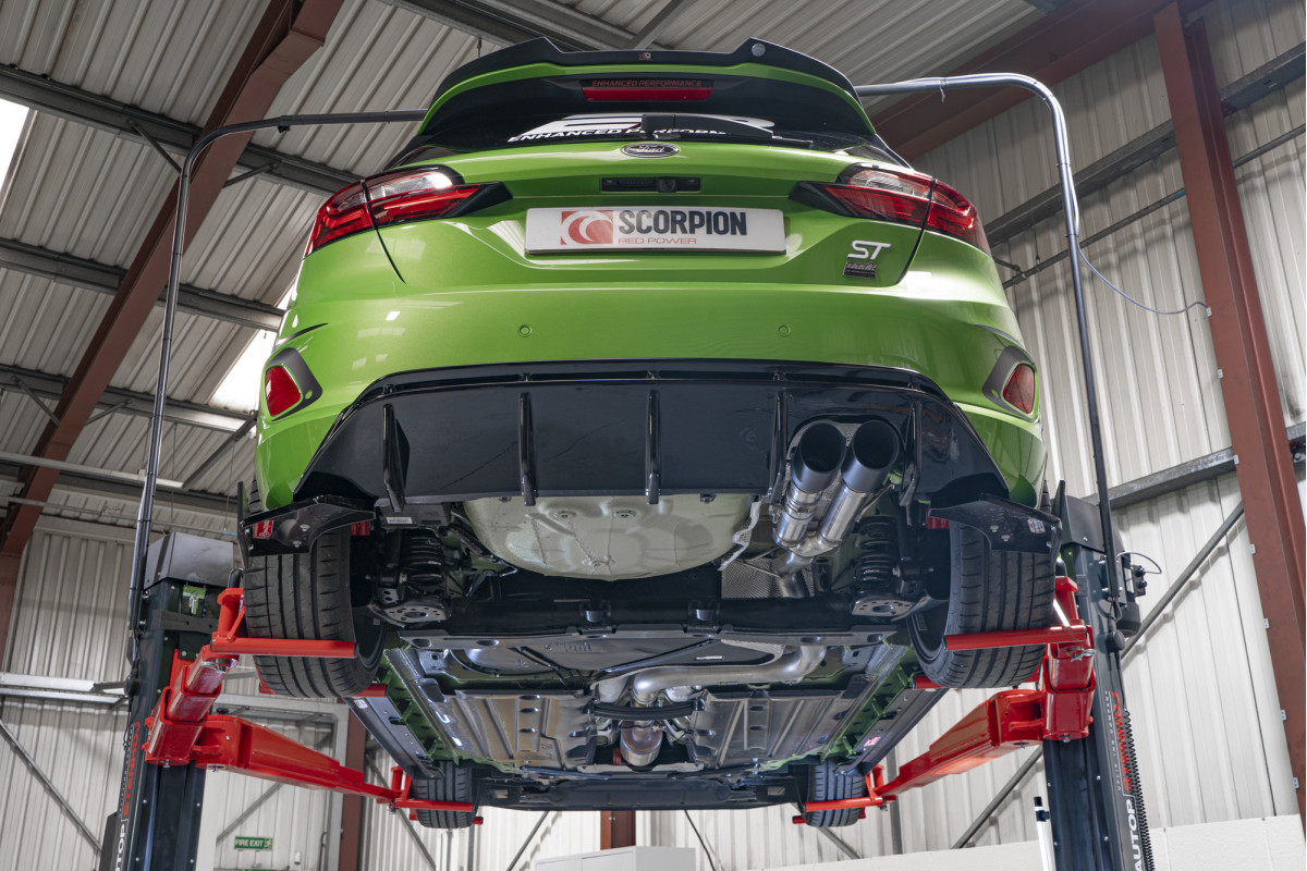 Scorpion Predator GPF Back system Ventiel Ford Fiesta ST 05