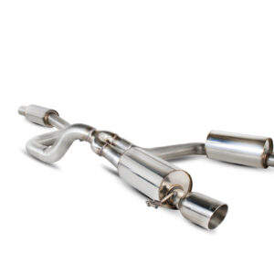 Scorpion Resonated Cat Back systeem Vauxhall Corsa D 01