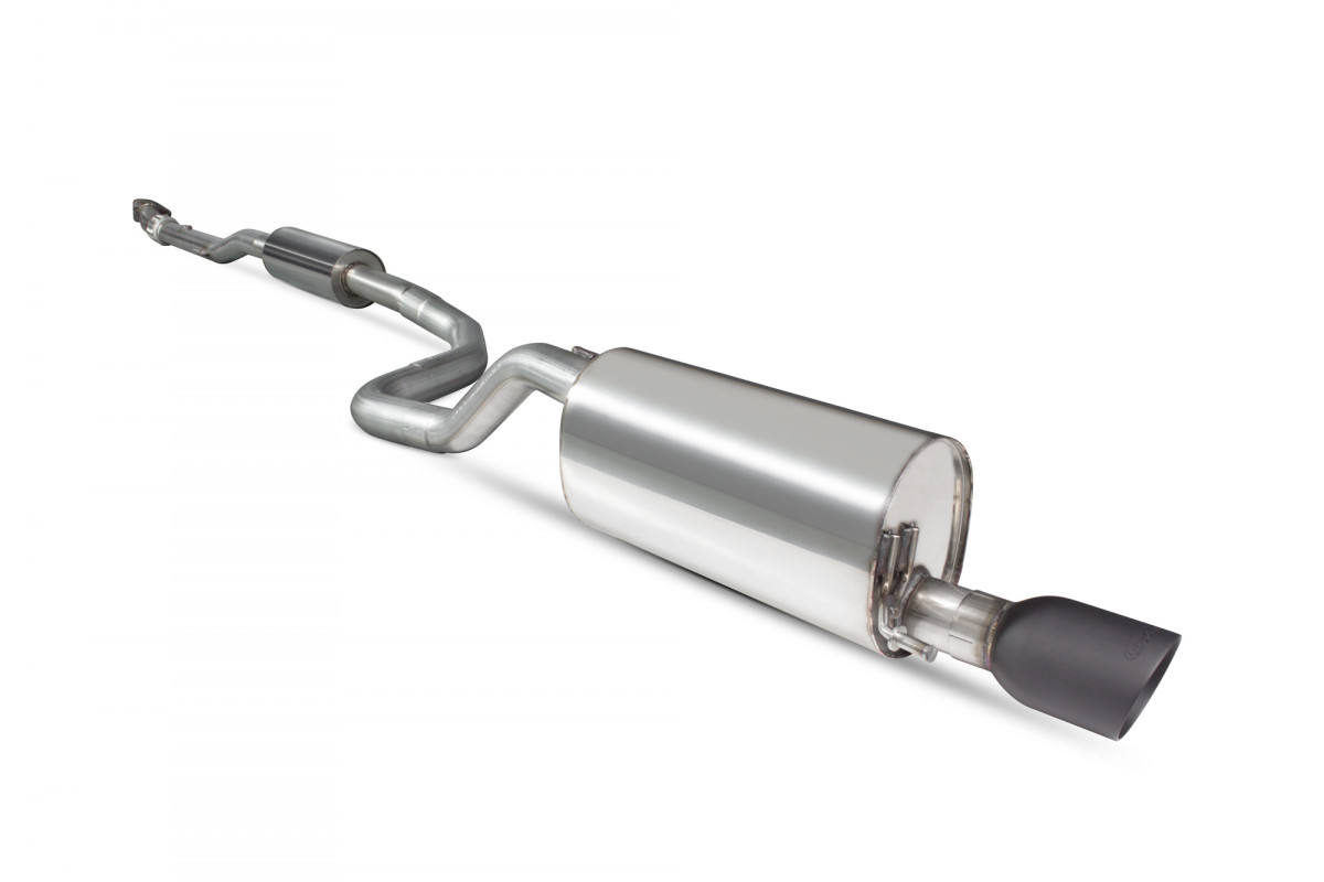 Scorpion Resonated Cat Back systeem Vauxhall Corsa D 1.4T 02