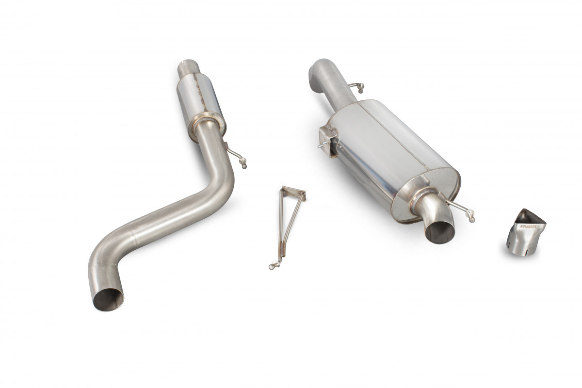 Scorpion Resonated Cat Back systeem Vauxhall Corsa D VXR 03