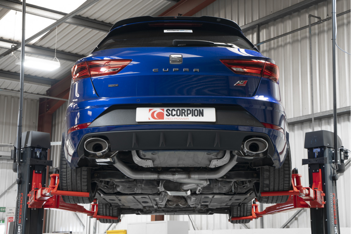 Scorpion Resoneerd GPF Back system SEAT Leon Cupra 300 04