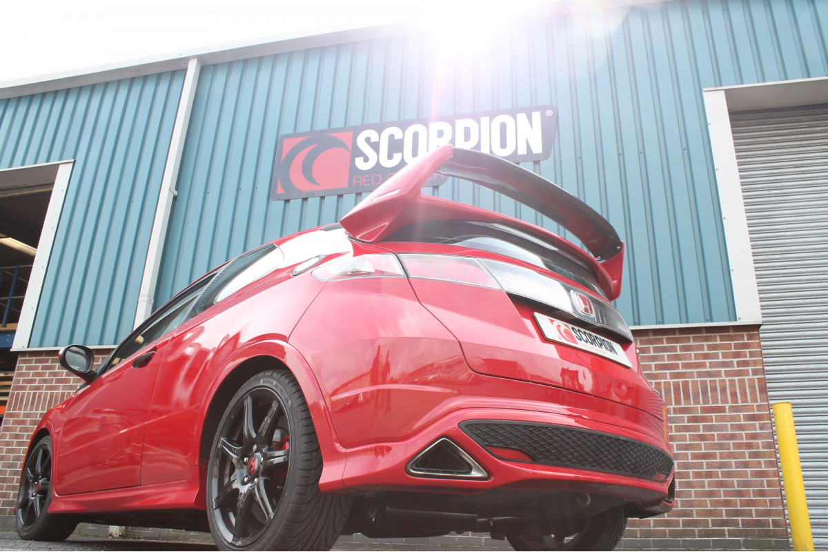 Scorpion Resonerend CatBack Systeem Honda Civic Type R 08
