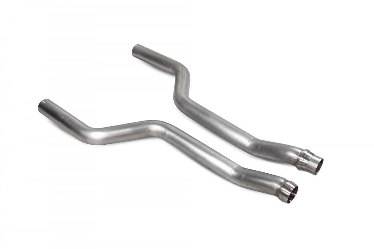 Scorpion Secundaire Decat pijpen Mercedes C63 AMG W204 2