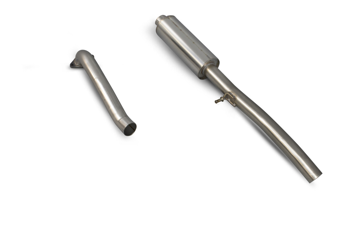 Scorpion achterdemper Cat Back upgrade Ford MK7 Fiesta 03