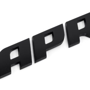 APR – 3D Dome Badge in Satijnzwart Uitvoering