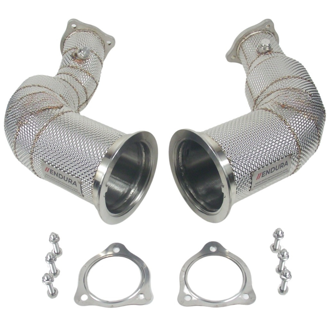 Endura Downpipe met Hitteschild Audi RS4 B9 / RS5 F5 2.9 TFSI – Decat / Sportcat (Tot 2018)
