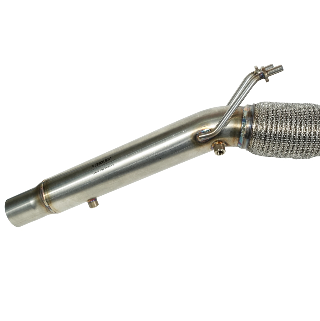 Endura V2 - Downpipe 3.5" Cast Elbow - Golf 7 / 7.5 GTI, Leon 5F, TT 8S, Octavia 5E - 1.8 / 2.0 TSI EA888.3 MQB